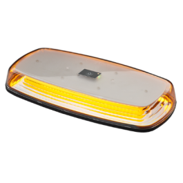 Van Master VMG1284AC/BAT R65 Rechargeable Amber Magnetic Mini LED Lightbar PN: VMG1284AC/BAT
